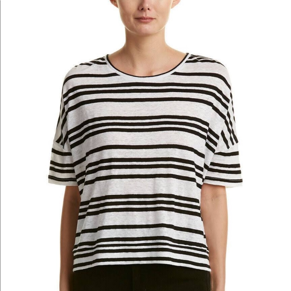 Alice + Olivia Air Striped Tee